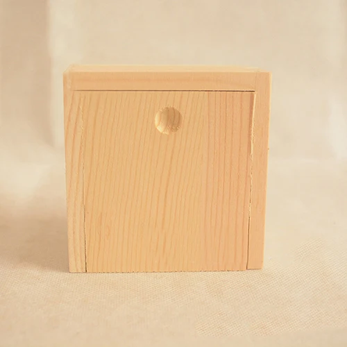 Vintage Simple Plain Wooden Necklace Jewelry Small Gadgets Storage Box Case | Украшения и аксессуары