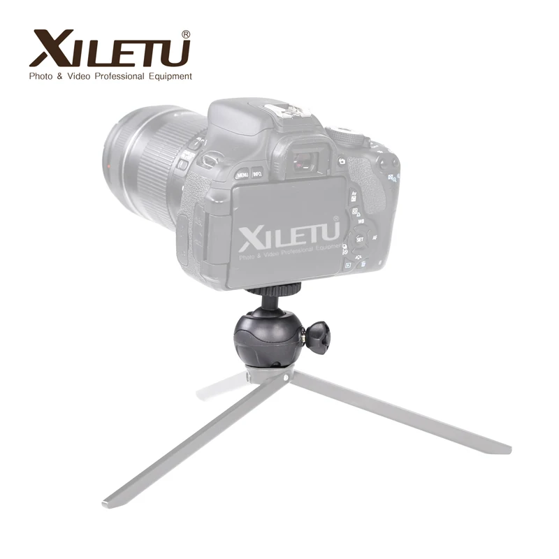 Штатив тренога GIZOMOS компактный с шаровой головкой 360 Поворотный для DSLR камеры