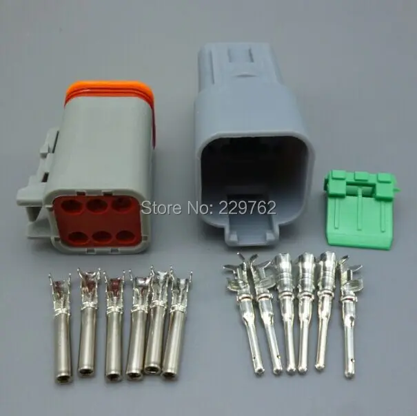 Shhworld 2 комплекта 6 Pin водонепроницаемый Электрический провод Разъем