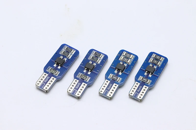 4 шт. белый лед синий T10 SMD Автомобильные светодиодные панели автомобиля лампы