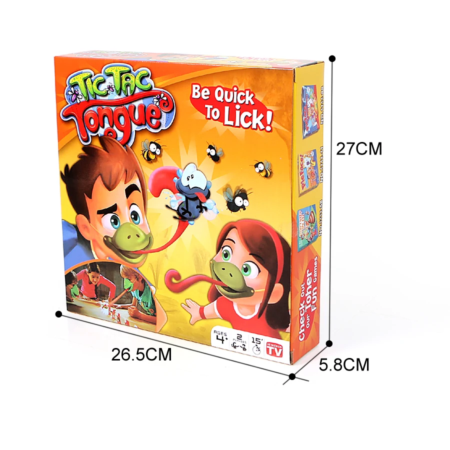 Tic Tac язык ловить жуков игра шарнир Take Card-Eat вредителей автомобиль двойная игра настольные игры для детей