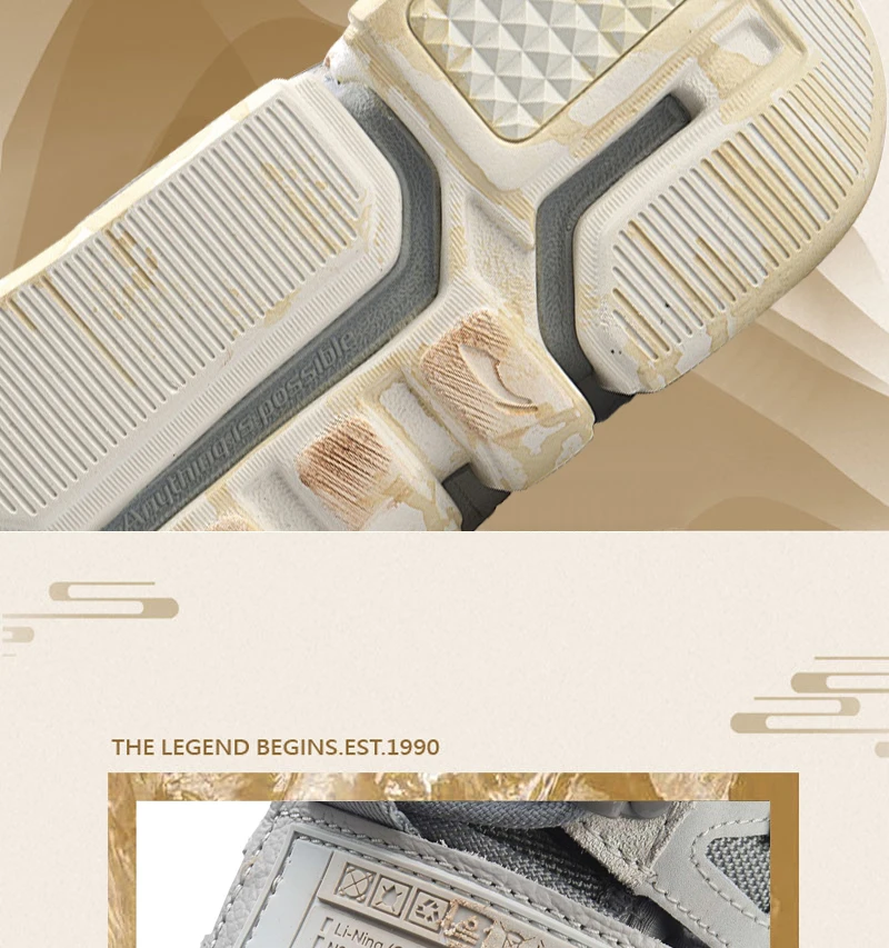 Li-Ning FW мужские ESSENCE ACE+ Wade Culture обувь Прочная натуральная кожа подкладка Спортивная обувь Кроссовки AGWP027 XYL243