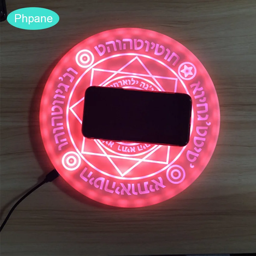 Беспроводное зарядное устройство 10 Вт с музыкой Magic Array портативное круглое