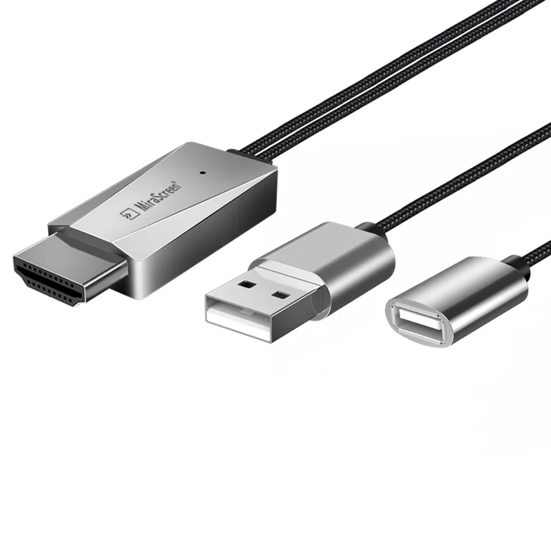 Mira экран HDMI экран плеер 1080P HDMI ТВ-карта HD ТВ кабель для Apple Android USB для IPhone 8 7 6 и Android серии