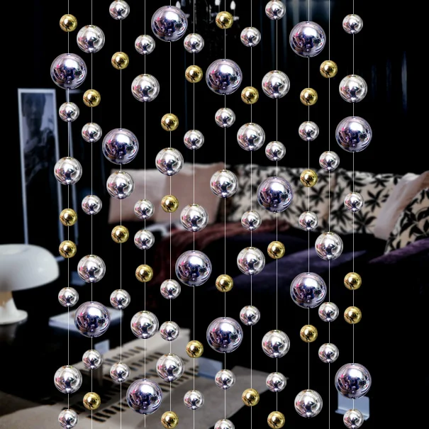 Имитация штора из металлических шариков танцевальные залы для отелей праздники