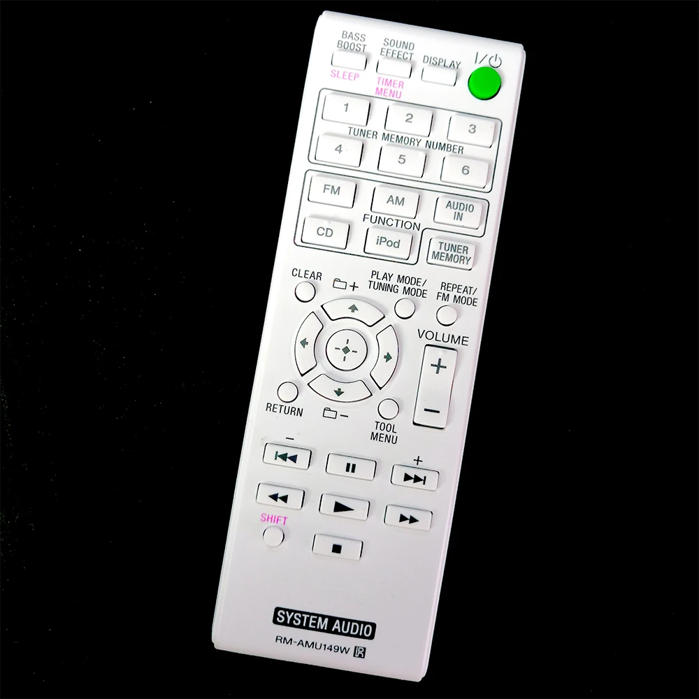 New Original RM-AMU150W / RM-AMU149W For Sony Audio System CD iPod Remote Control RM-AMU149 RM-AMU150 CMT-V10IP CMT-V10IP/CA | Электроника
