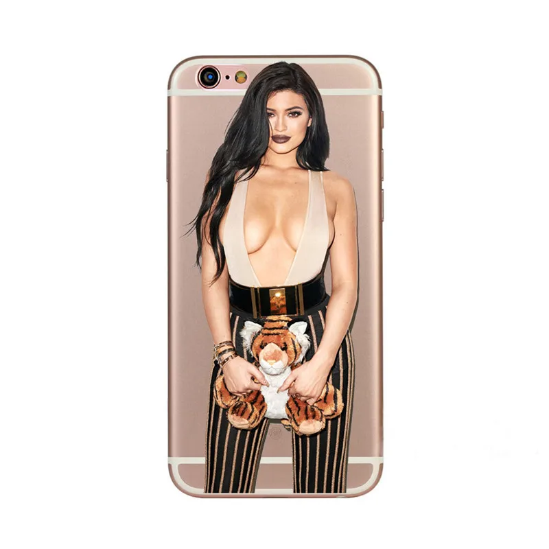 Phone Bag For iPhone 6 6s Cool Rihanna Kendall Jenner Dark Kim Kardashian Funny Kimoji Design Soft Case Cover Shell Fundas Coque |