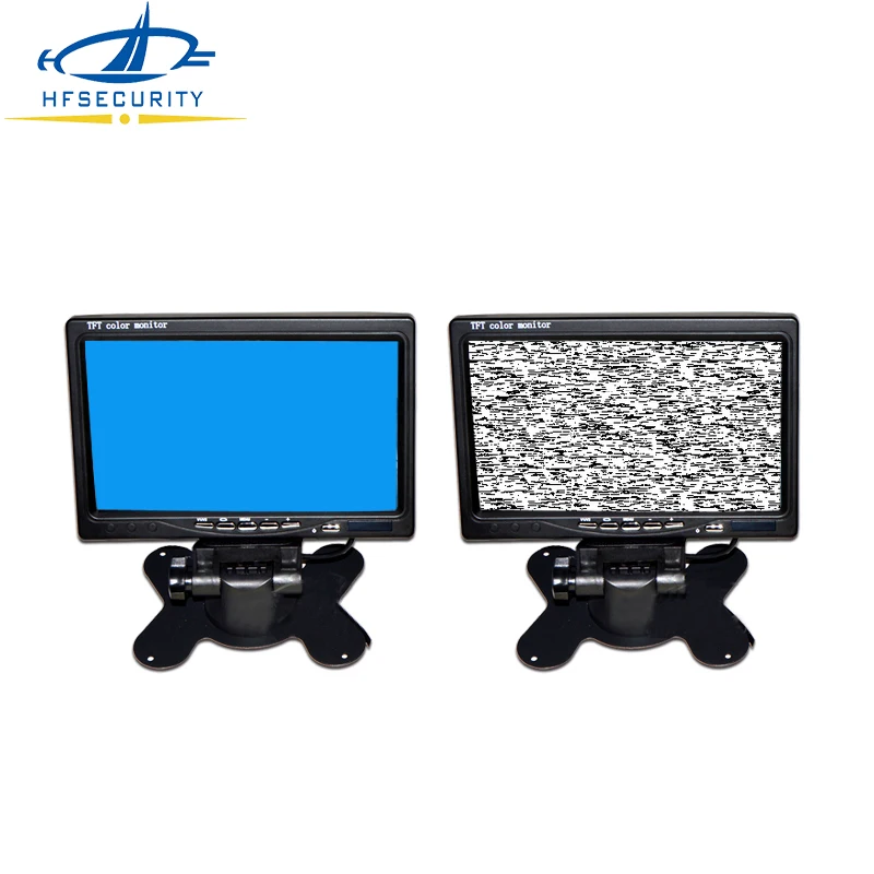 7 дюймовый монитор [HFSECURITY] TFT LCD 800*480 цветной экран 16:9 AV видеовход для камеры