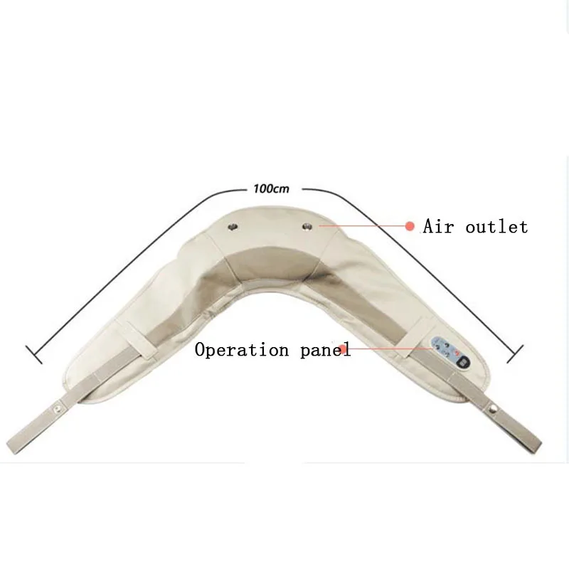 

Fitness Gym Equipments Massager Cape Beat Massage Shawl Pillow Electrical Cervical Vertebra Waist Neck Shoulder Old Men Women