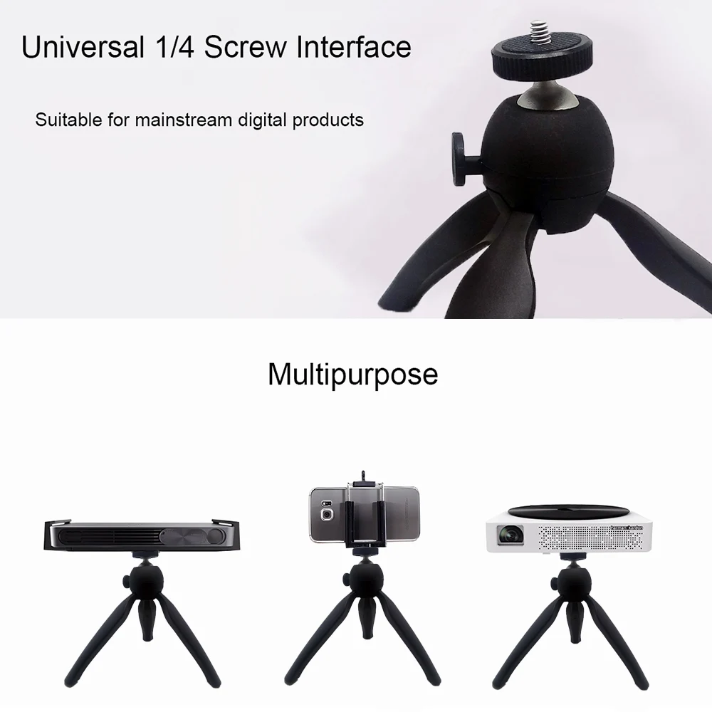 Мини смартфон Штатив для GoPro Камера Huawei Мобильный телефон Xiaomi xgimi jmgo проектор