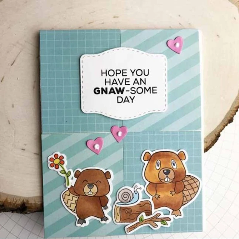 AZSG Heartfelt Blessings/Веселые Бобровые прозрачные штампы/уплотнения для DIY