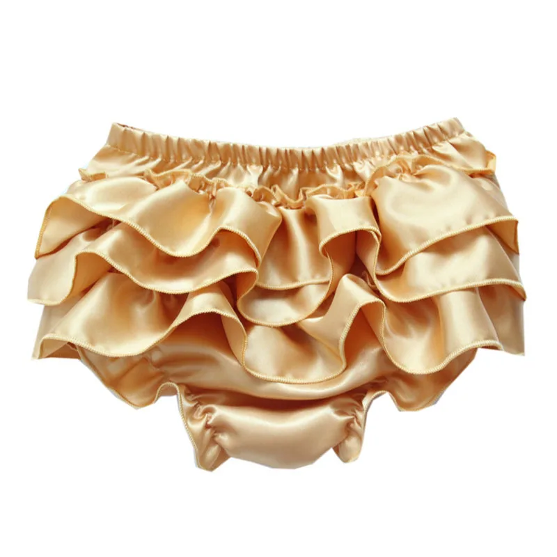 Детская юбка детские шорты атласные штаны с оборками для девочек мини юбки пачки