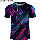 Футболка мужская с круглым вырезом, цветная тенниска с принтом животного, повседневная майка с короткими рукавами, уличная одежда с рисунком животного и медведя, лето