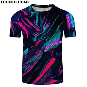 Футболка мужская с круглым вырезом, цветная тенниска с принтом животного, повседневная майка с короткими рукавами, уличная одежда с рисунком животного и медведя, лето