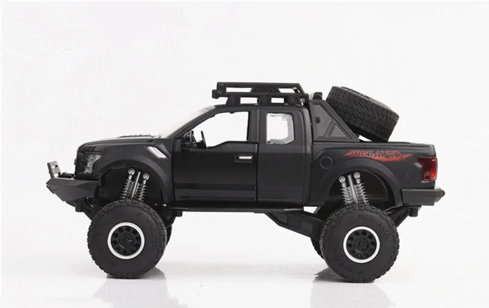 1:32 детские игрушки Ford Raptor Big Foot F150 пикапы металлические игрушечные машинки модель