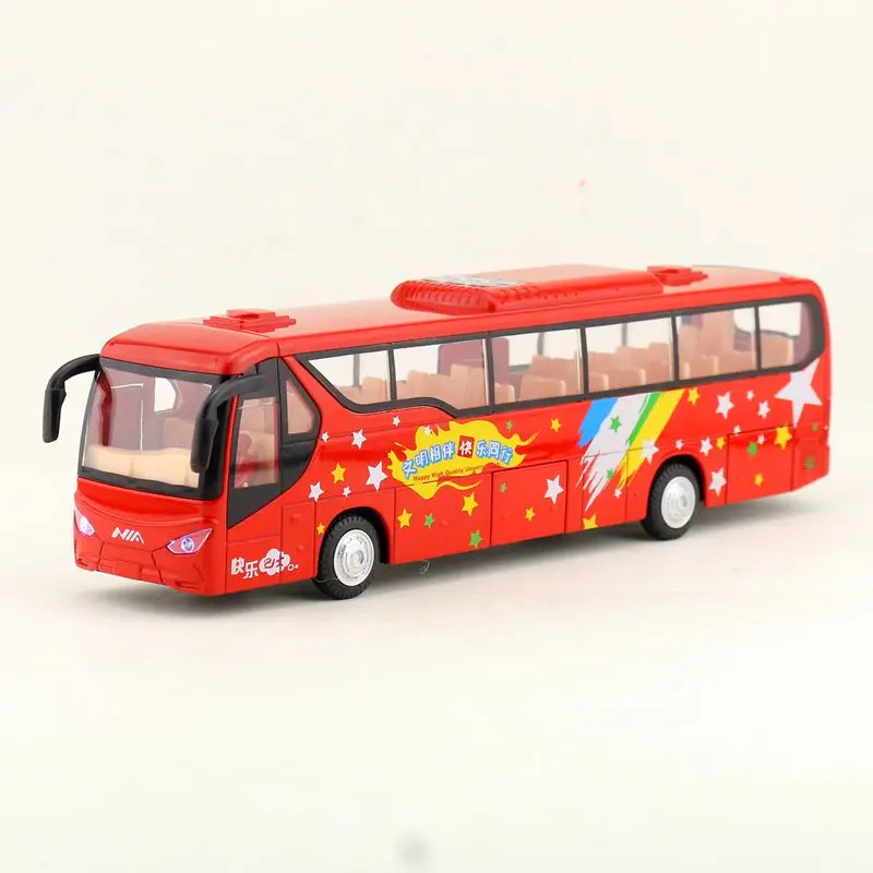 

1:48 simulation alloy luxury travel bus model,die-cast metal toys,pull back sound and light car models,free shipping