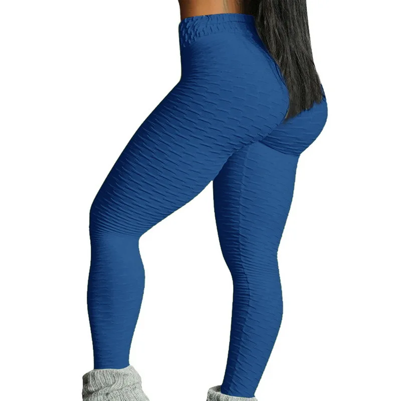 dark blue pants 10 цветов, женские популярные штаны для йоги, белые спортивные леггинсы, колготки Пуш-ап, для тренажерного зала, для упражнений, с высокой талией, для фитнеса, бега, спортивные штаны - Цвет: dark blue pants