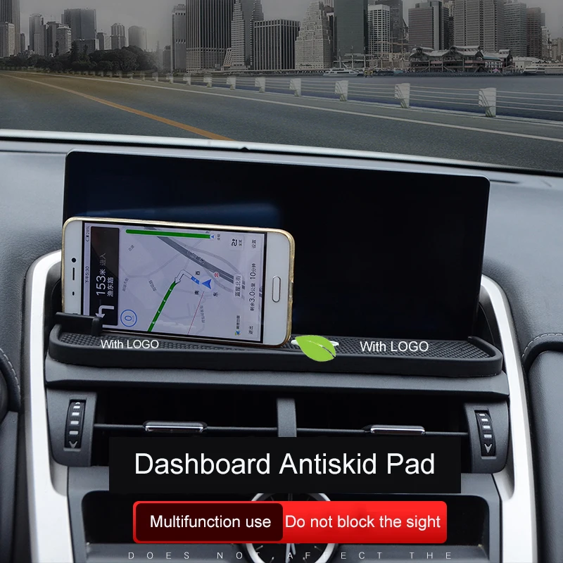 QHCP 1 шт. силиконовый гель Dashoboard Противоскользящий коврик силиконовая