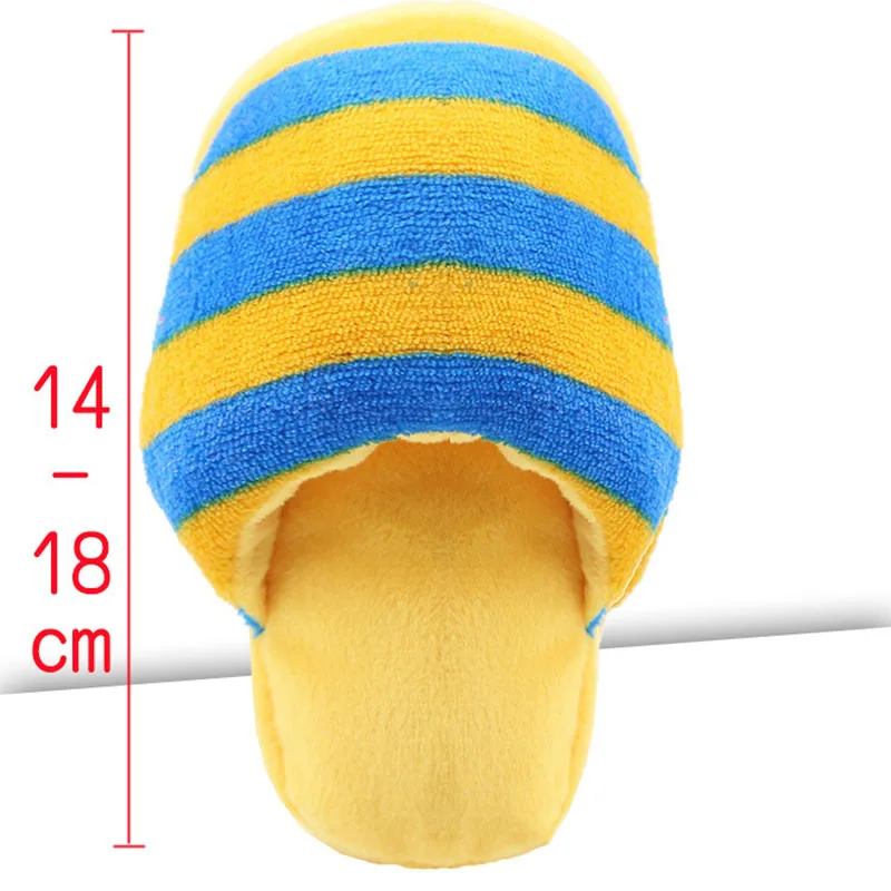 6 видов цветов мягкие плюшевые игрушки для собак пищащие милые тапочки в форме