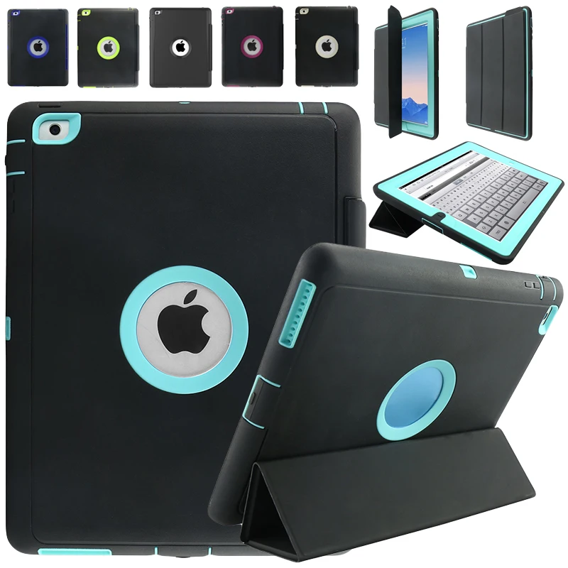Для Apple iPad 2 3 4 Retina детская безопасная Броня ударопрочный сверхпрочный