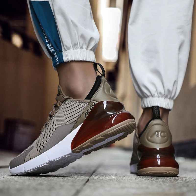 Модная обувь Мужская сетчатая амортизирующая 270 chaussure homme прогулочная спортивная