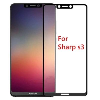 9H Полное покрытие экрана Взрывозащищенная защитная пленка для Sharp Aquos S3