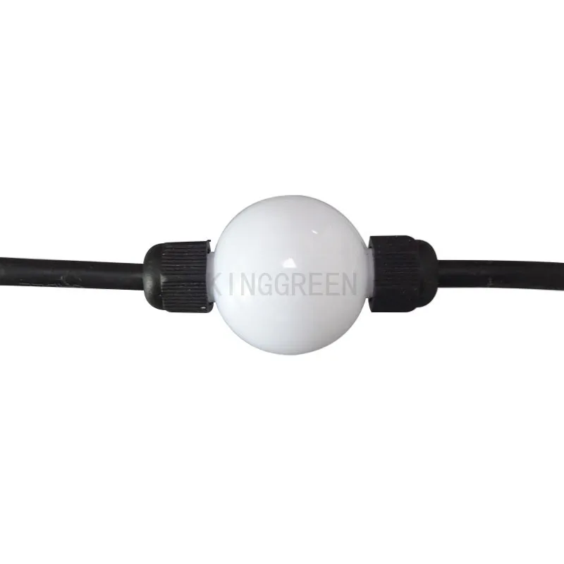 100X WS2811 диаметр 35 мм 360 градусов Магия цвета 3D LED пикселей мяч источник света DC12V Экспресс