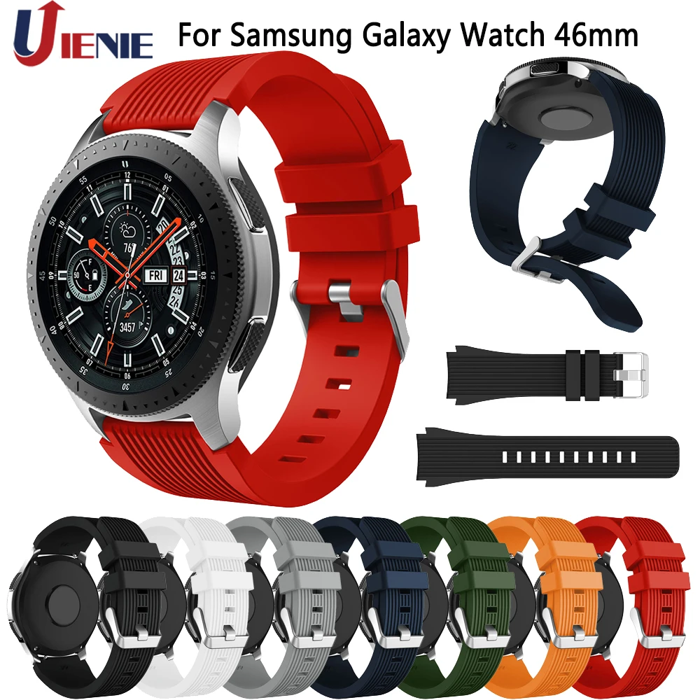 

Силиконовый ремешок Uienie 22 мм для Samsung Galaxy Watch 46 мм спортивный браслет для Samsung Gear S3 Frontier 2018