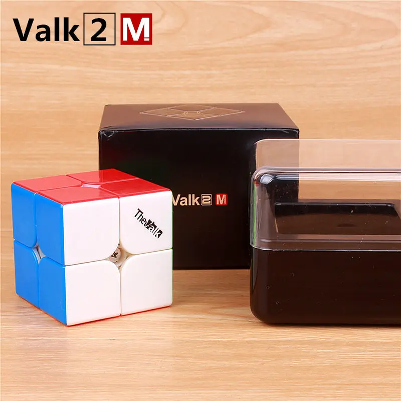QiYi Valk2 M магнитные 2x2x 2 магические Кубики-пазлы Valk Профессиональные на магнита