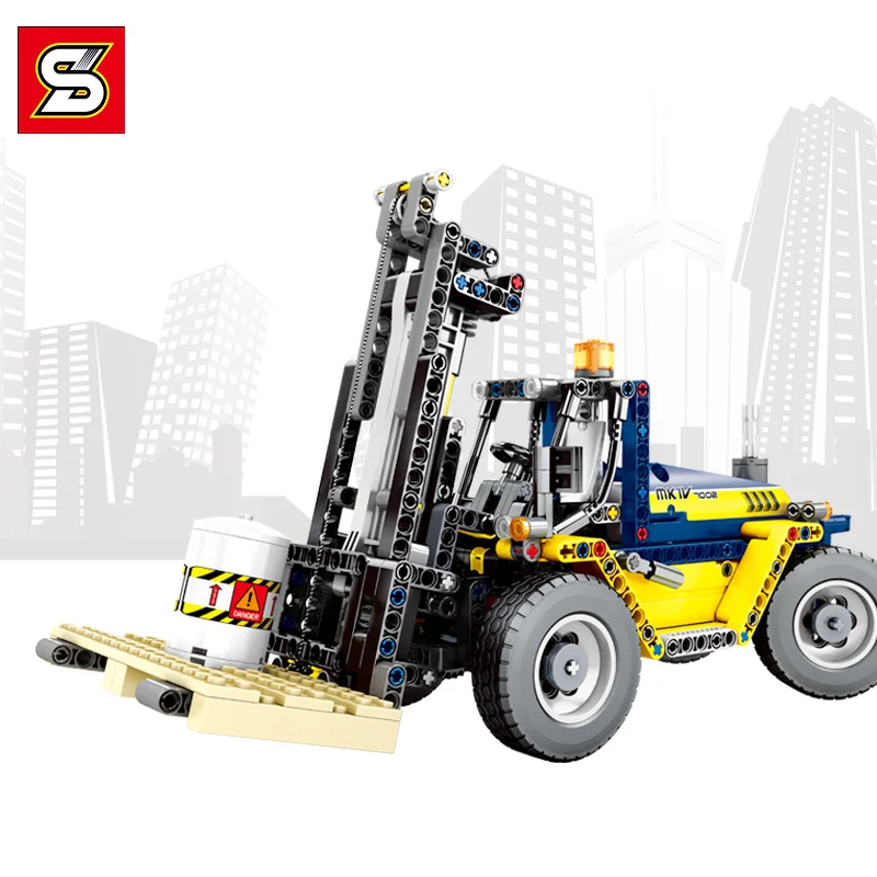 Technic Heavy Duty вилочный погрузчик Совместимость legoINGlys создатель Модель грузового