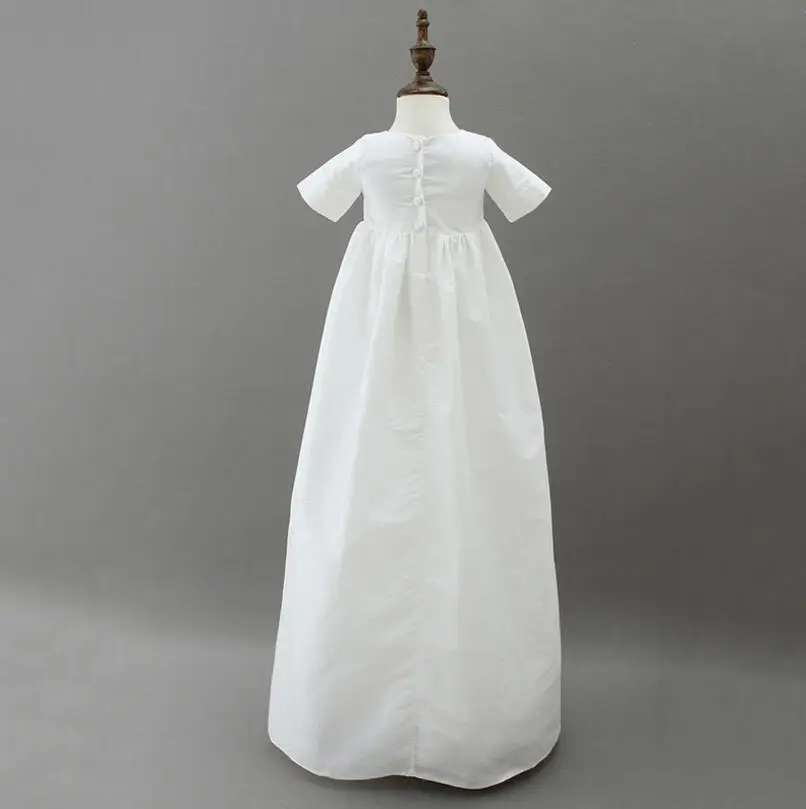 Белое длинное платье для крещения маленьких мальчиков с бонетом|baptism gowns|dress