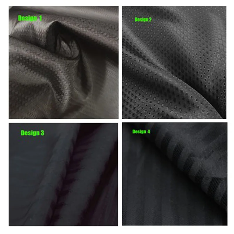 48x140 см ZYOKRA Классический 4 вида конструкций в черно-белую полоску и цветок в горошек жаккардовая полиэфирная подкладка ткань DIY швейная ткань