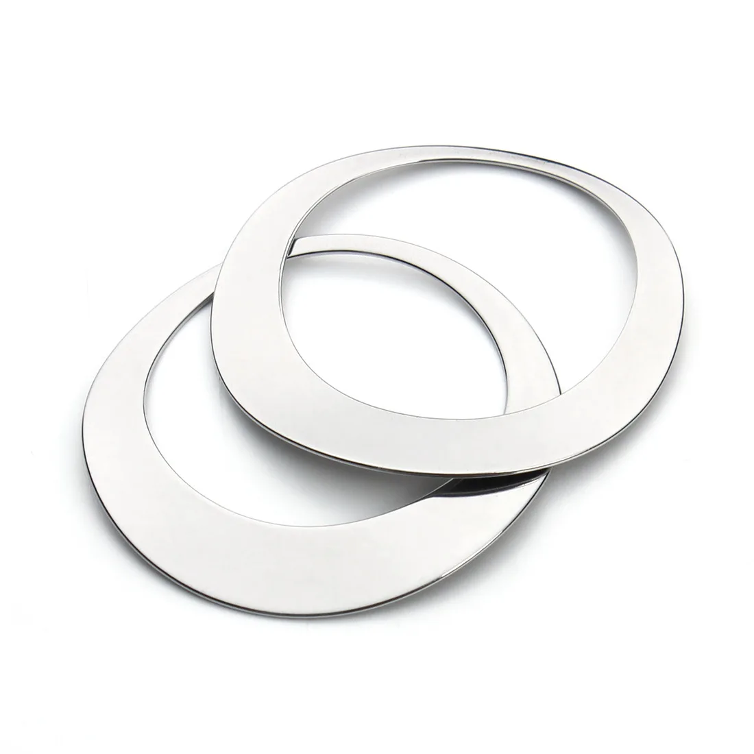 10pcs new stainless steel pendant key clasp DIY jewelry accessories Outer diameter 45mm inner 34mm | Украшения и аксессуары