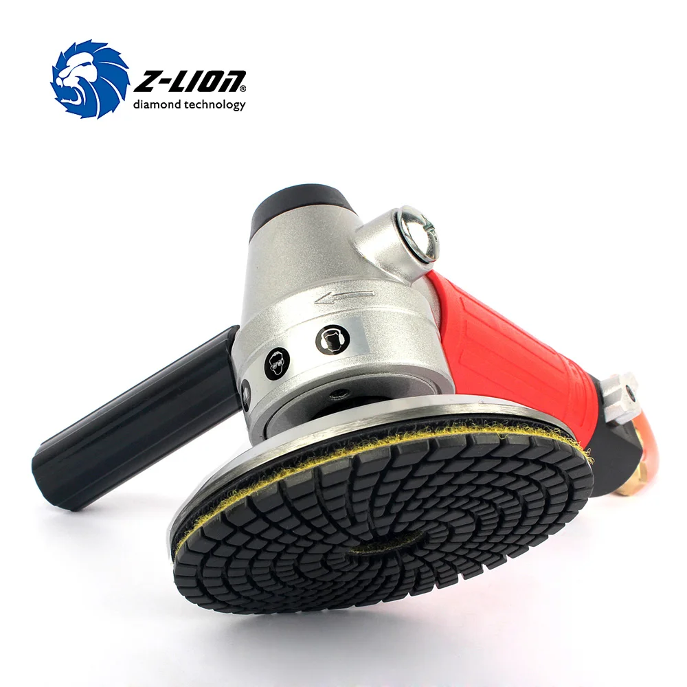 

Z-LION 1 Piece Air Wet Polisher M14 Thread Pneumatic Air Tool Air Sander Pneumatic Polisher With 1 Piece Aluminium Backer Pad 4"