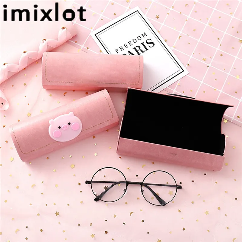 Imixlot 1 шт. мультфильм черный белый цвет Cat розовая Свинка из искусственной кожи