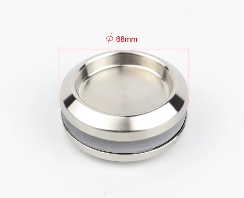 Круглая ручка из нержавеющей стали для стеклянной двери полая дверь ванной