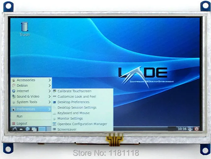 Raspberry Pi 5-дюймовый сенсорный экран USB 800 480 ЖК-дисплей для Pi4/Pi3/Pi2/B + Raspbian | Компьютеры