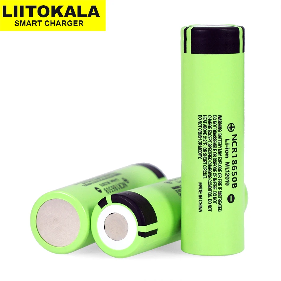 6 шт./лот Liitokala оригинальный 18650 NCR18650B литий ионный аккумулятор 3 7 v 3400mah