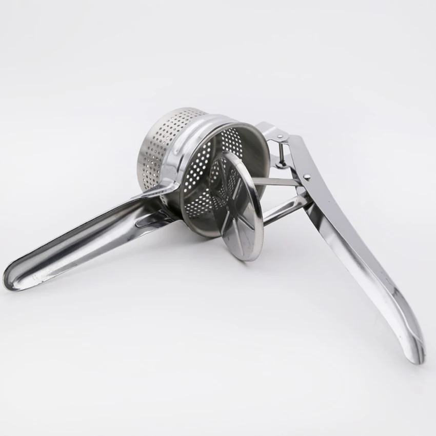 Stainless Steel Manual Juicer Multi-Functional Crusher Squeezer Baby Food Press Strainer Easy Cleaning Potato Fruit Juice | Дом и сад