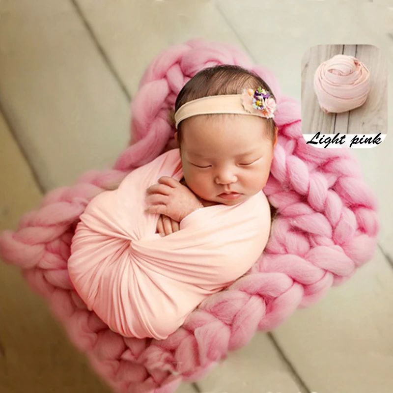 50*180 см эластичное хлопковое детское одеяло реквизит для фотосъемки