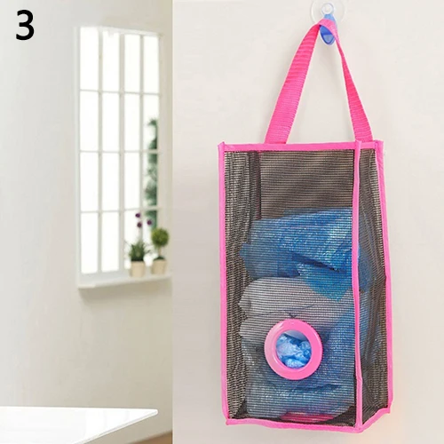 Кухонный прозрачный сетчатый подвесной мешок для мусора сумка хранения | Дом и