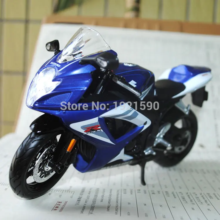 1/12 весы игрушки модели мотоциклов Suzuki GSX-R750 литья под давлением металлический