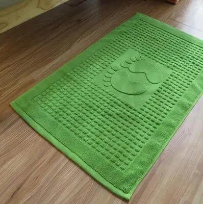 100% хлопок напольный коврик для дома гостиницы ванной Противоскользящие коврики