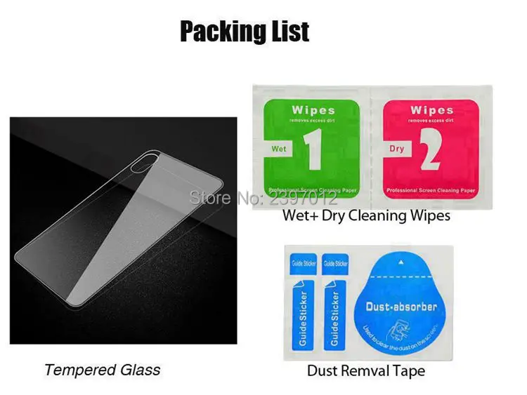 wholesale 200pcs/lot Back Tempered Glass For Apple iPhone 6 7 8 Plus X XS xr xs max Scratch Proof Screen Protector Film | Мобильные