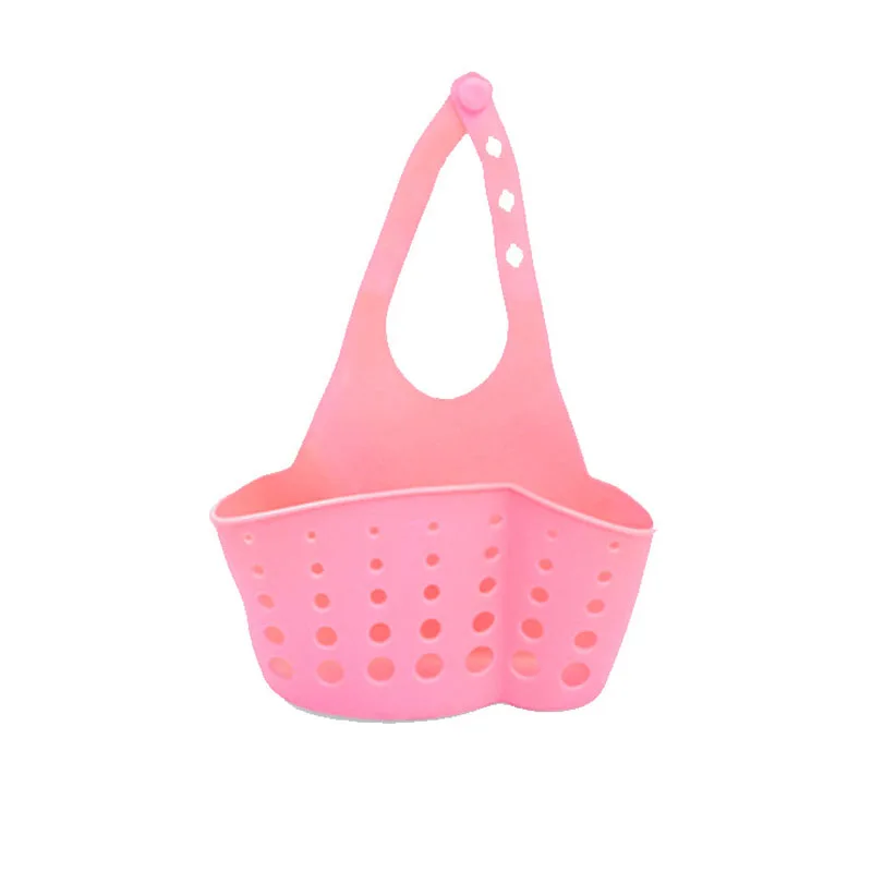pink Полка для раковины, мыльная губка, держатель для ванной комнаты, кухонная присоска для хранения, кухонный органайзер, кухонная раковина, аксессуары для кухни - Цвет: pink