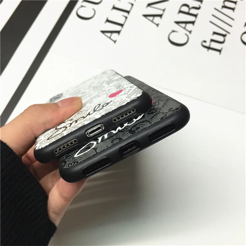 Роскошный кружевной Цветочный чехол для телефона iPhone XS Max X XR 7 8 7Plus 8Plus 6 S 6splus Girly