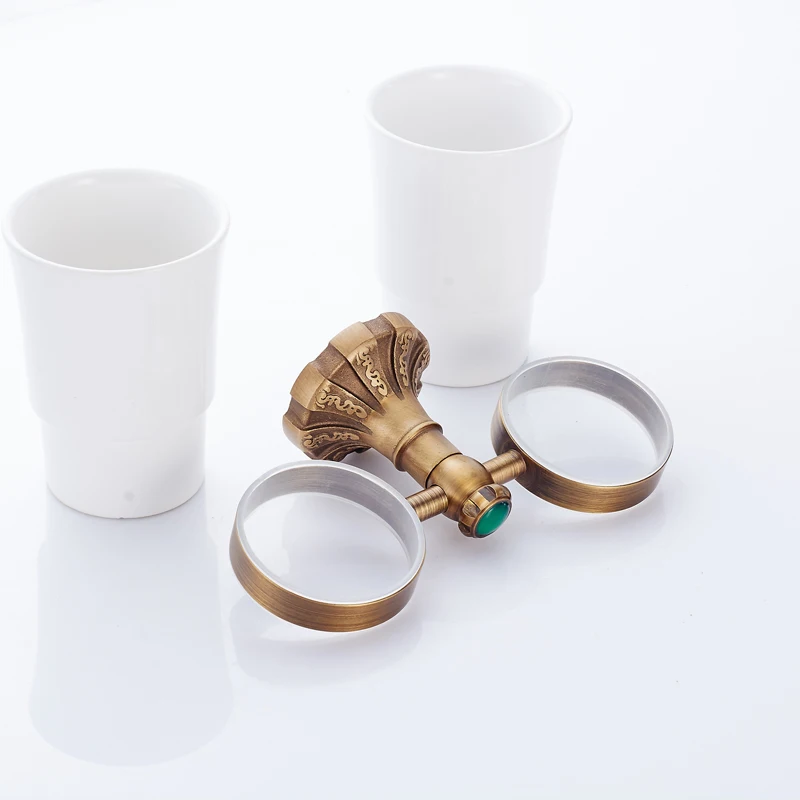 Держатель для стакана и чашки настенный держатель ванны винтажный античный