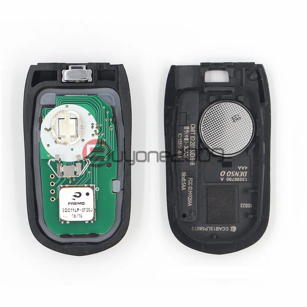 Keyecu изменить Keyless Go Smart Remote Key 315 мГц ID46 чип 5 Кнопка для Chevrolet Buick Opel fob | Автомобили и