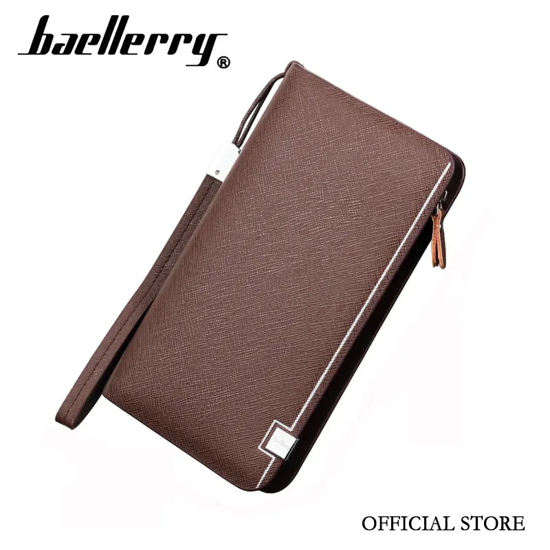 Baellerry Официальный Мужской клатч бумажник для визиток держатель кошельки PU