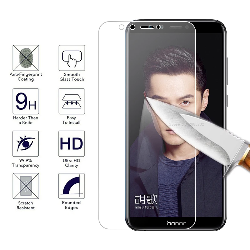 Защитная пленка для Huawei Honor 8 9 Lite Magic 2 8C 8X Max 10 V9 Play 10i 20i с белыми краями | Мобильные